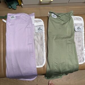 Ollie World Kids Pajamas Sleep Sacks - Lavender and Sage